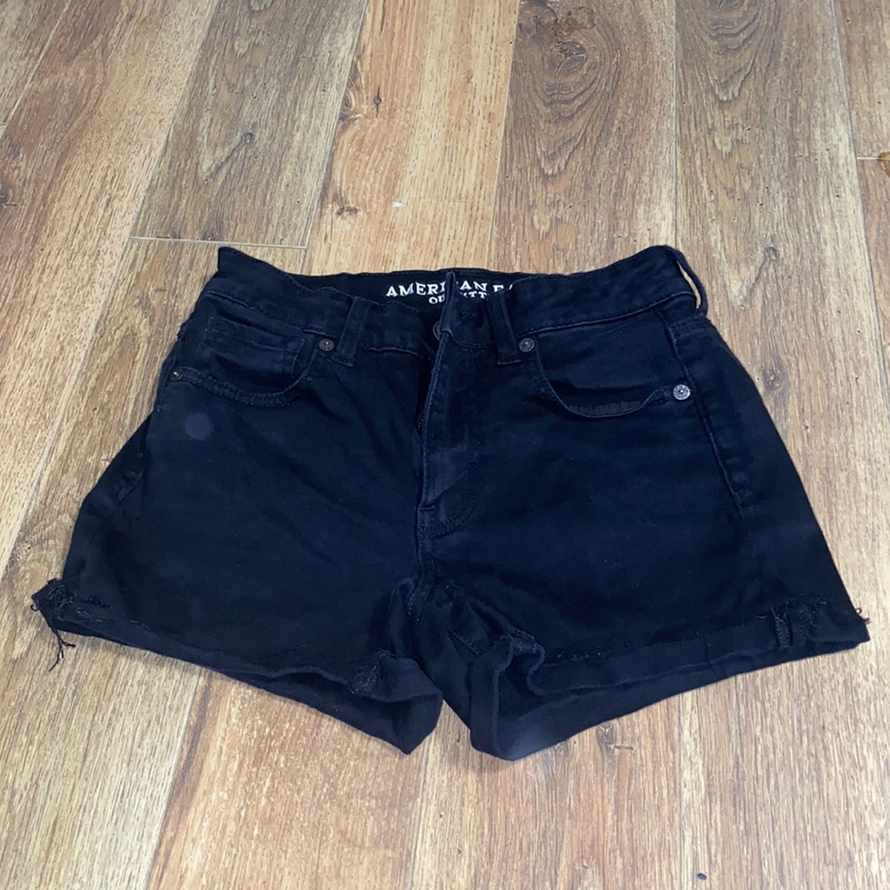 Black stretchy shorts